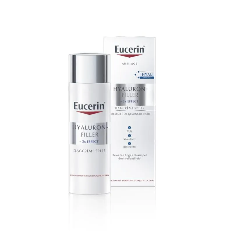 Eucerin Hyaluron-filler + 3x Effect Dagcreme Normaal SPF15 (50 ml)
