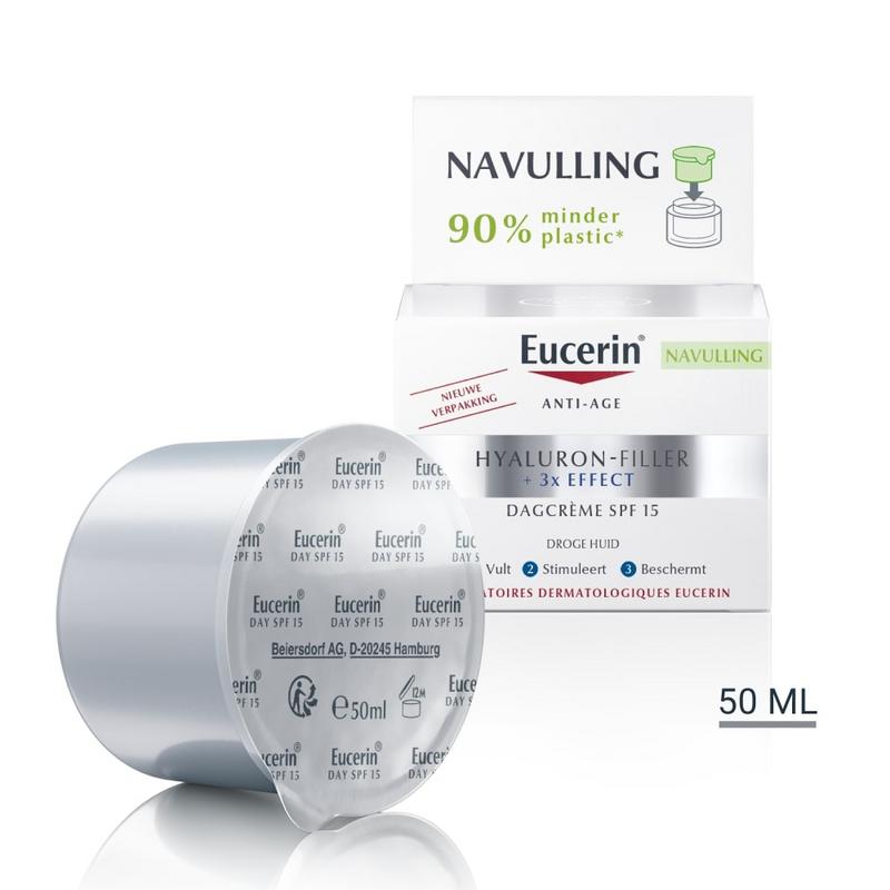 Eucerin Hyaluron-filler + 3x Effect Dagcreme SPF15 Navul (50 ml)