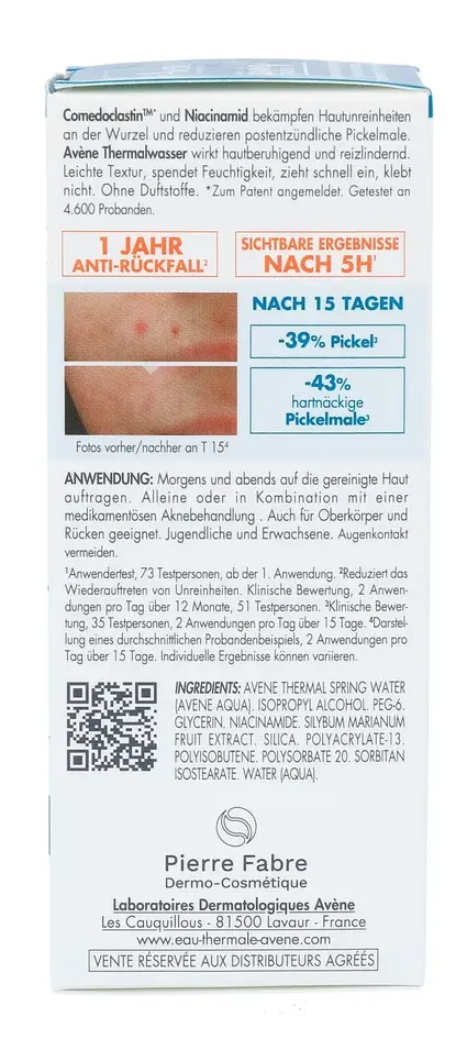Avène Cleanance Comedomed+ Intensieve Verzorging tegen Onzuiverheden (30 ml) - image 3