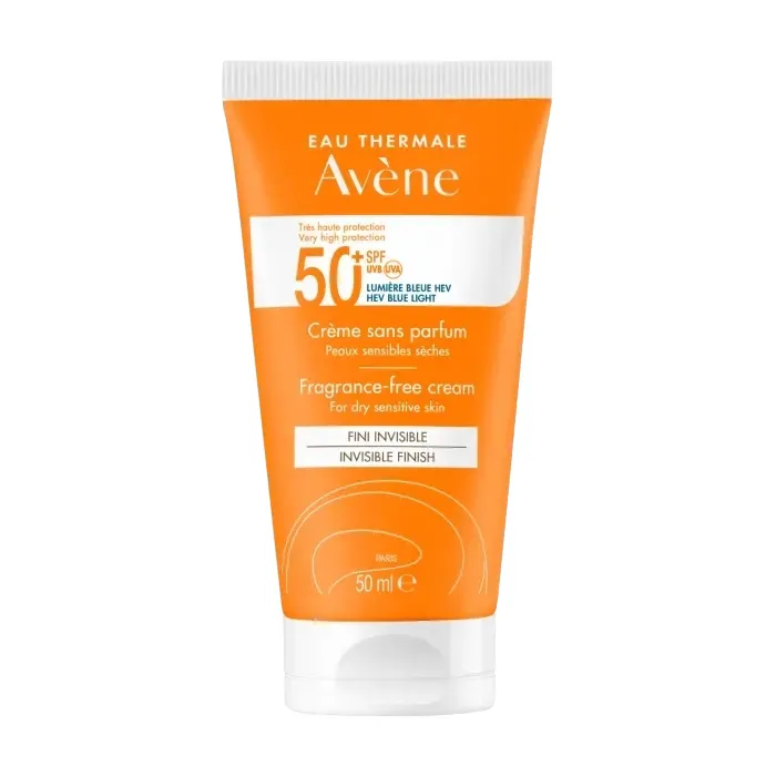 Avène SPF 50+ Crème zonder Parfum (50 ml)