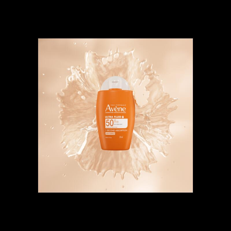 Avène SPF 50 Ultra Fluid 1 Sec Invisible (50 ml) - image 2
