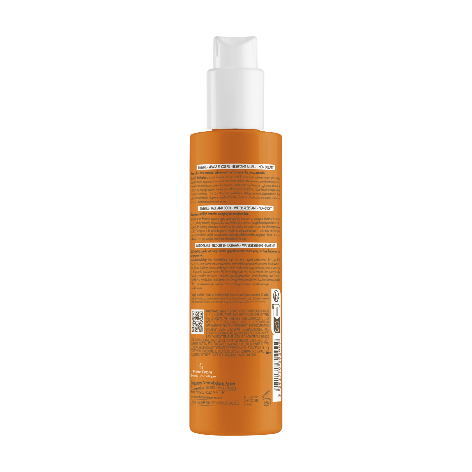 Avène SPF 30 Spray (200 ml)