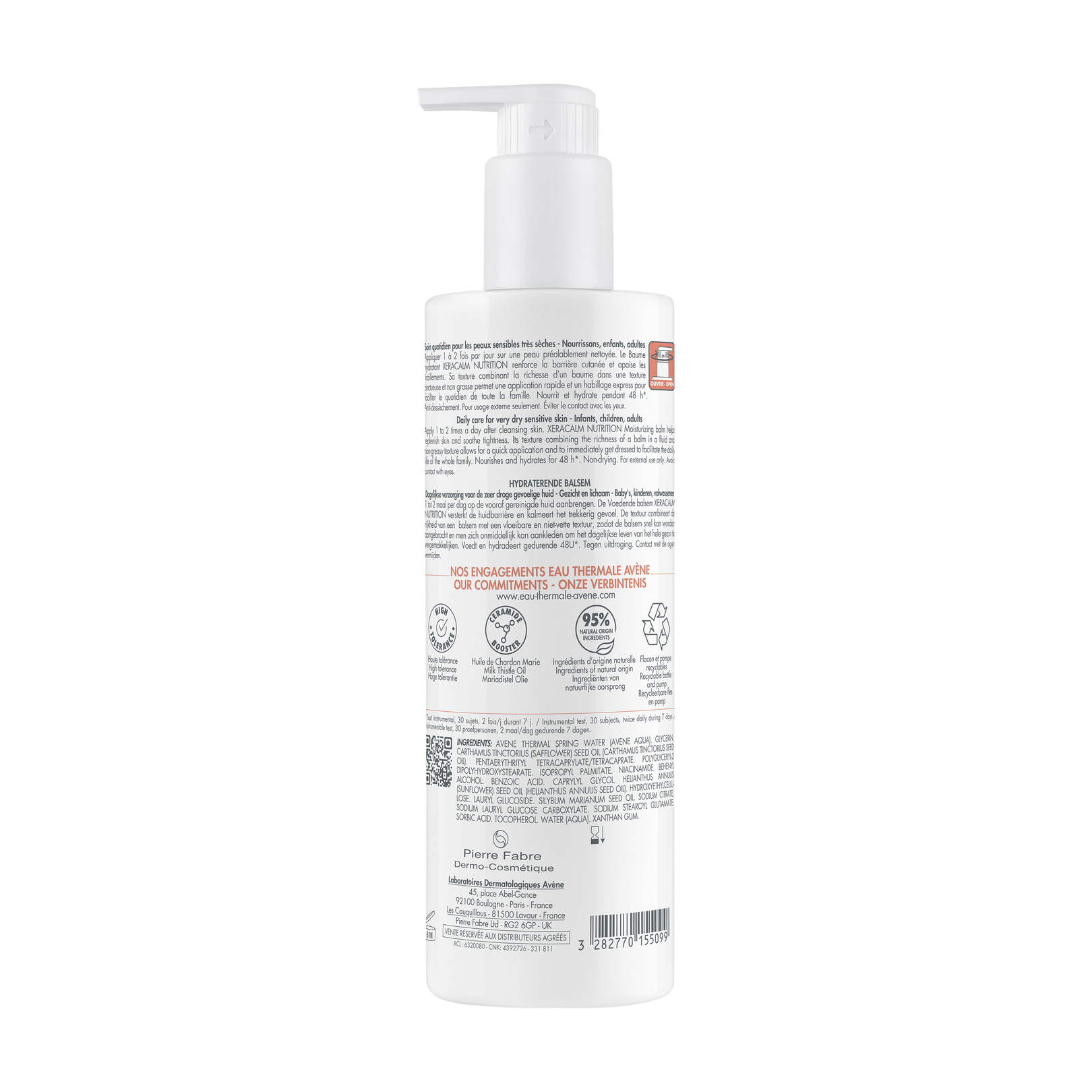 Avène Xeracalm Nutrition Hydraterende Balsem (400 ml) - image 2