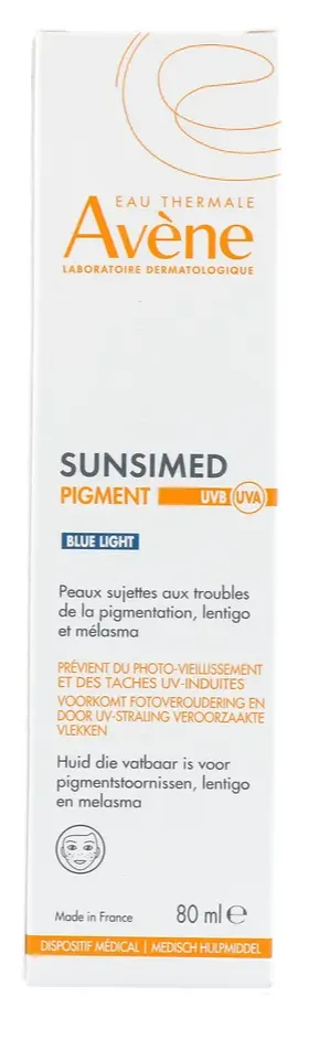 Avène Sunsimed Pigment SPF 50+ Medisch Hulpmiddel Klasse I (80 ml)