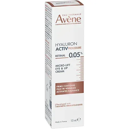 Avène Hyaluron Activ Procedure Retinal 0.05% Micro-lift Crème voor Ogen & Lippen (15 ml)