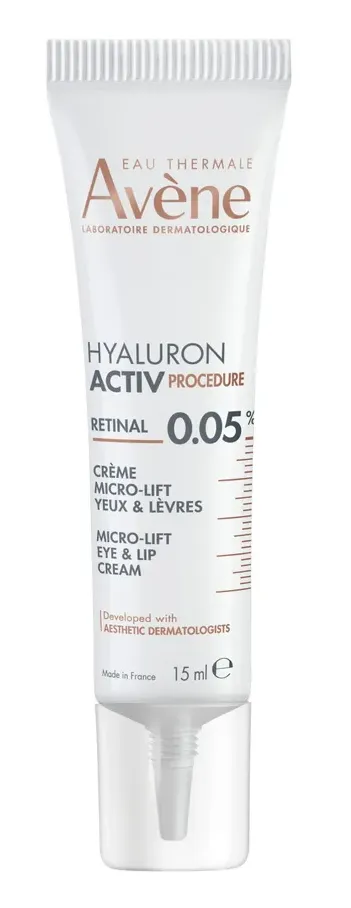 Avène Hyaluron Activ Procedure Retinal 0.05% Micro-lift Crème voor Ogen & Lippen (15 ml)
