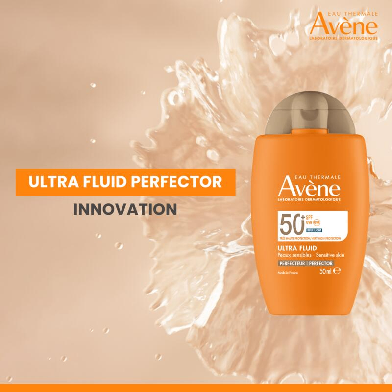 Avène SPF 50+ Ultra Fluid 1 Sec Perfector Getint (50 ml)