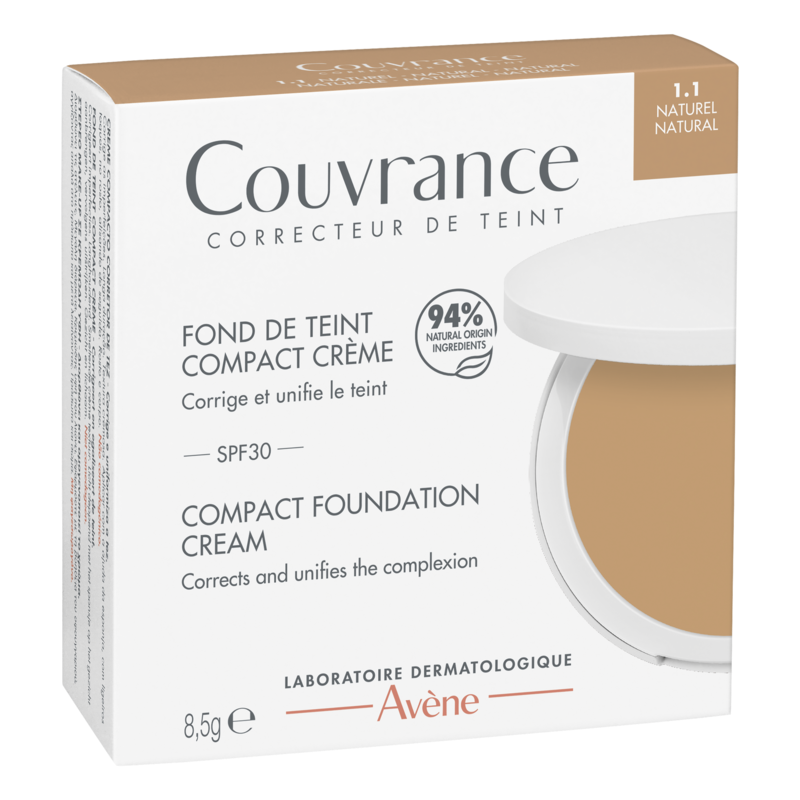 Avène Couvrance Fond De Teint Compact Crème Naturel 1.1 (8.5 gr)