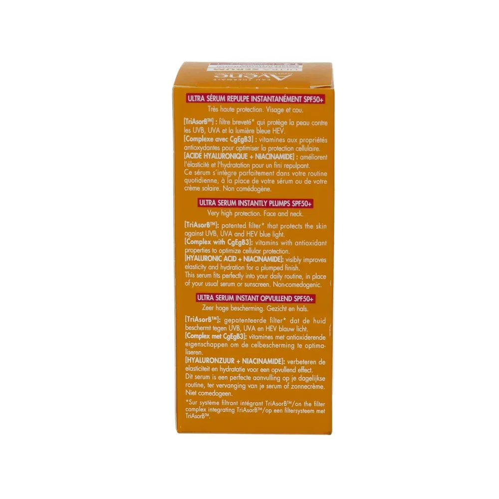 Avène SPF 50+ Ultra Serum Instant Opvullend (30 ml) - image 2