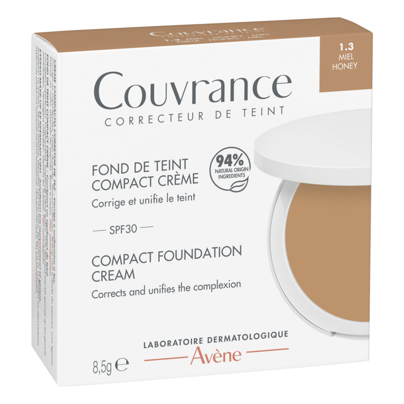 Avène Couvrance Fond De Teint Compact Crème Miel 1.3 (8,5 gr)