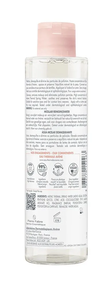 Avène Les Essentiels Micellair Reinigingswater (200 ml)