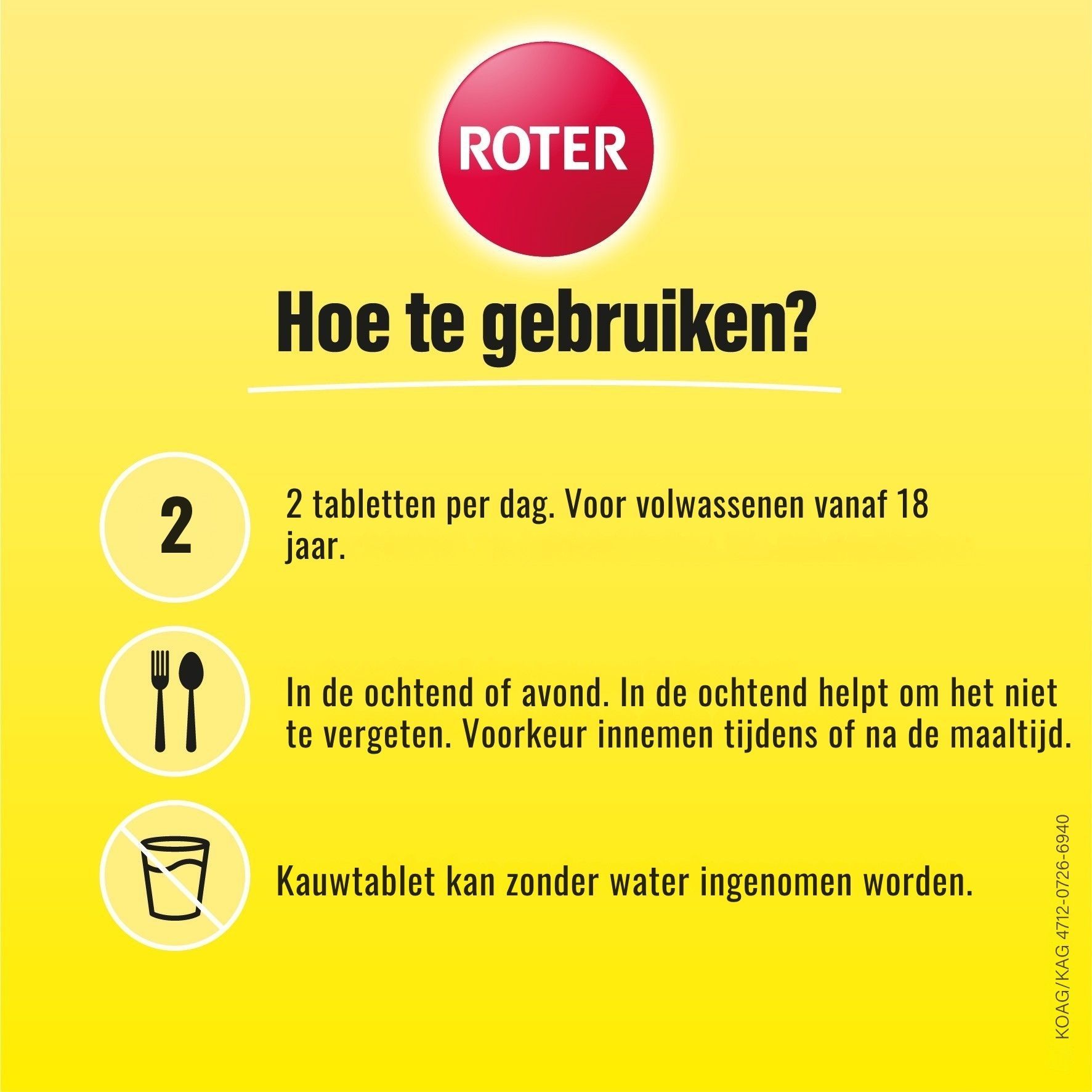 Roter Magnesium Citraat Citroen (50 tabletten) - image 3