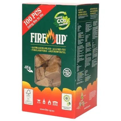 Fire-up Aanmaakblokjes Doos (100 stuks)