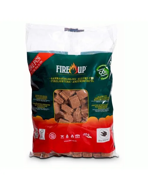 Fire-up Aanmaakblokjes Zak (192 stuks)
