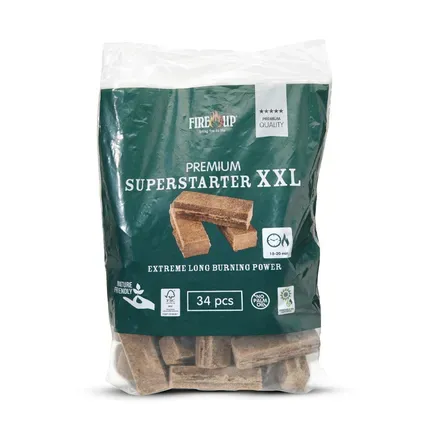 Fire-up Superstarter XXL Zipzak (34 stuks)