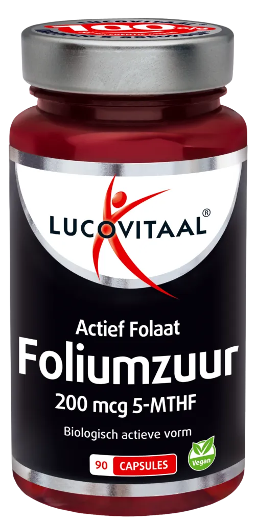 Lucovitaal Foliumzuur Actief Folaat 5-mhtf (90 vega capsules)