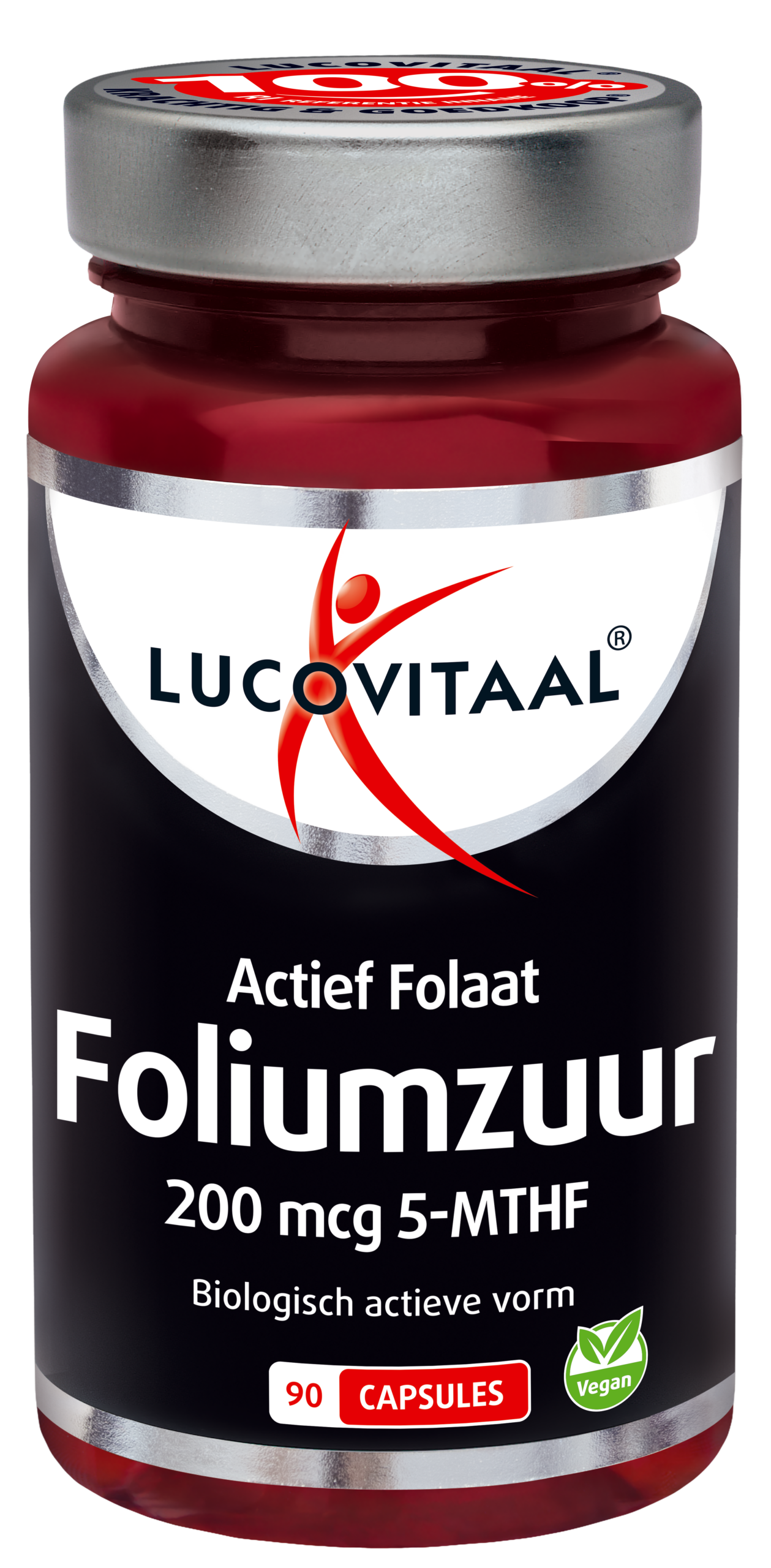 Lucovitaal Foliumzuur Actief Folaat 5-mhtf (90 vega capsules)