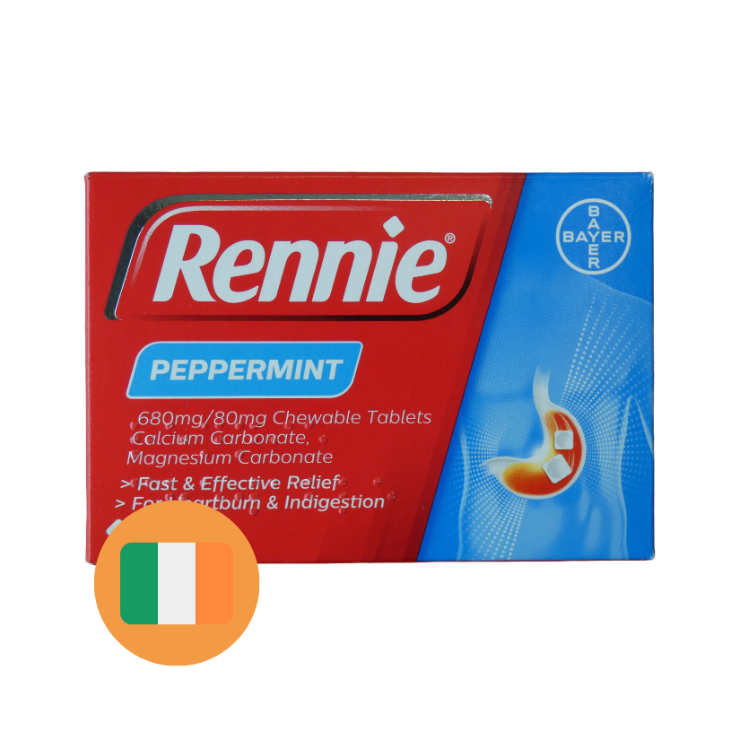 Rennie Rennie Pepermunt (48 kauwtabletten)