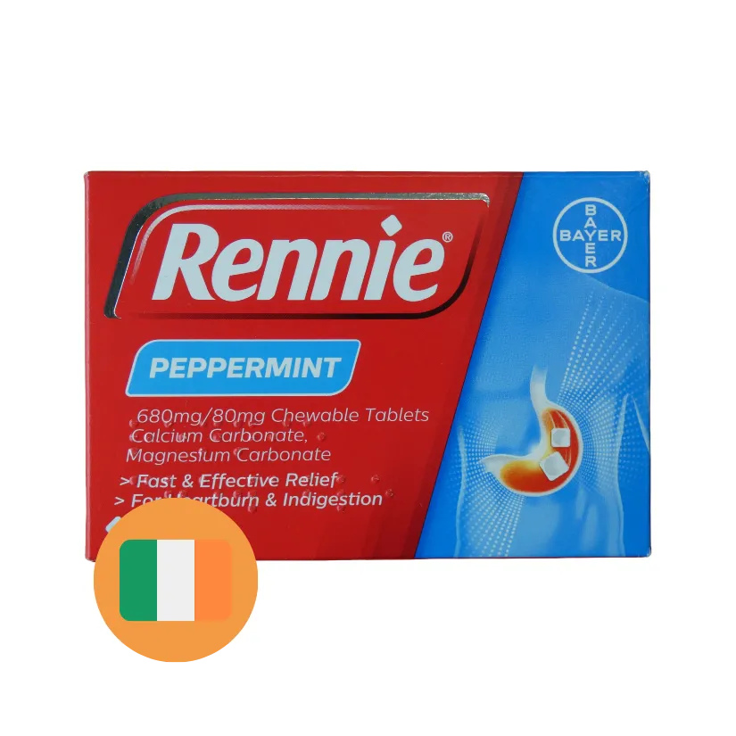 Rennie Rennie Pepermunt (48 kauwtabletten)