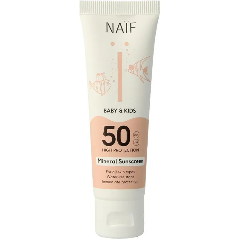Naïf Zon baby & kids creme SPF50 (30 ml)