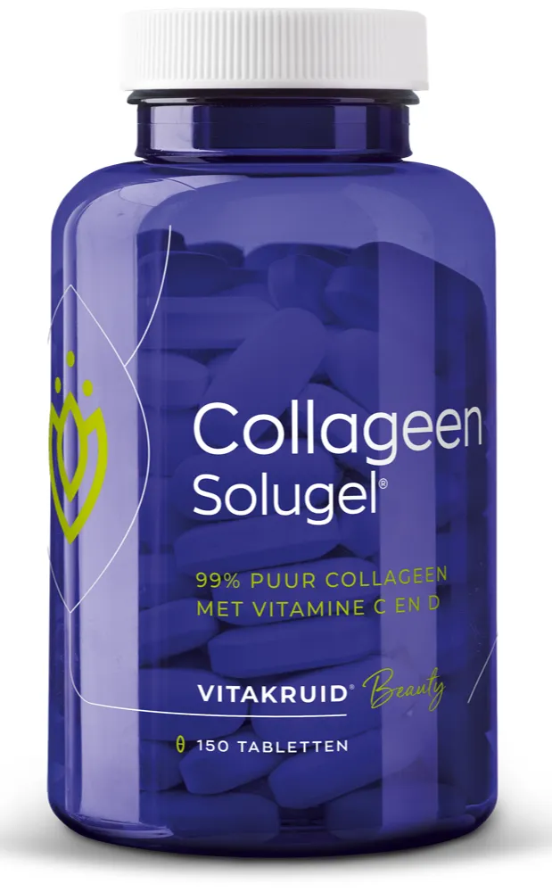 Vitakruid Collageen Solugel® tabletten met Vitamine C & D (150 tabletten)
