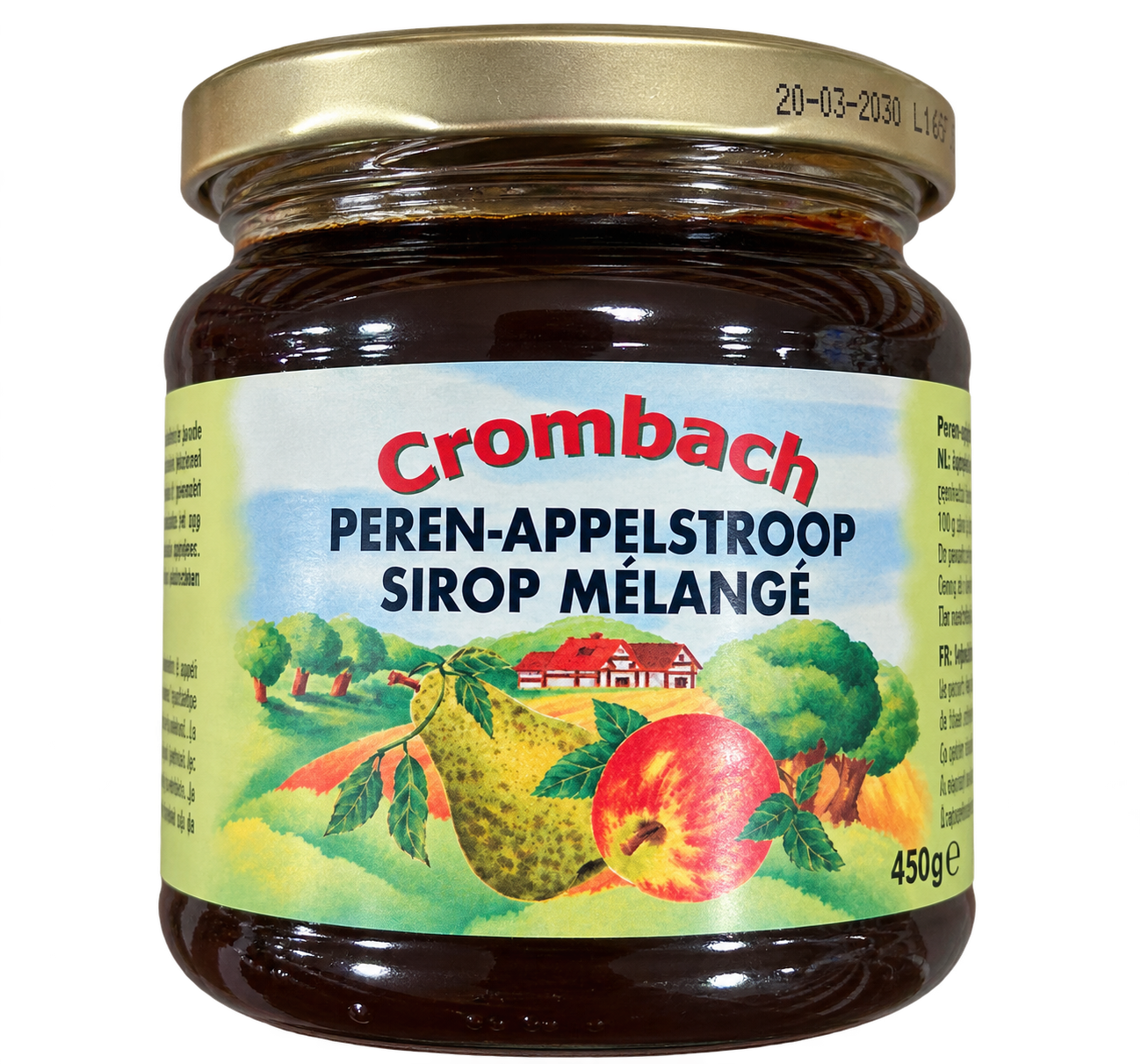 Crombach Peren- Appelstroop (450 gr)