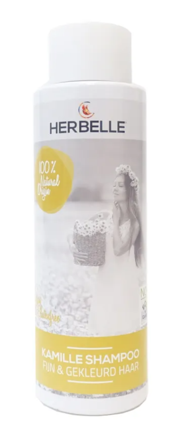 Herbelle Shampoo kamille BDIH fijn gekleurd haar (500 ml)