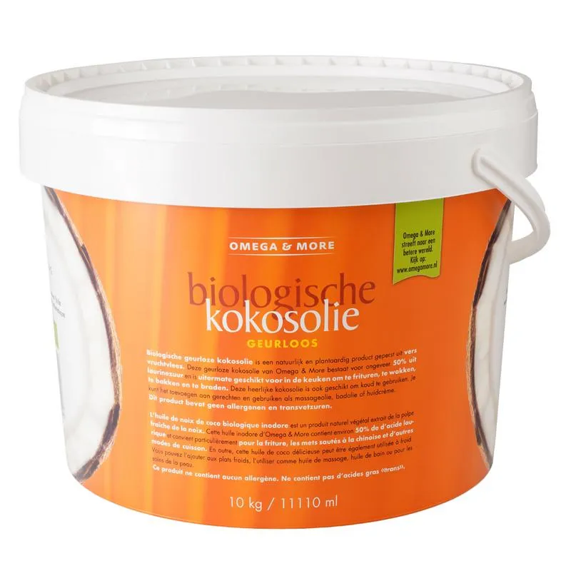 Omega & More Kokosolie Geurloos Bio (10000 gr)