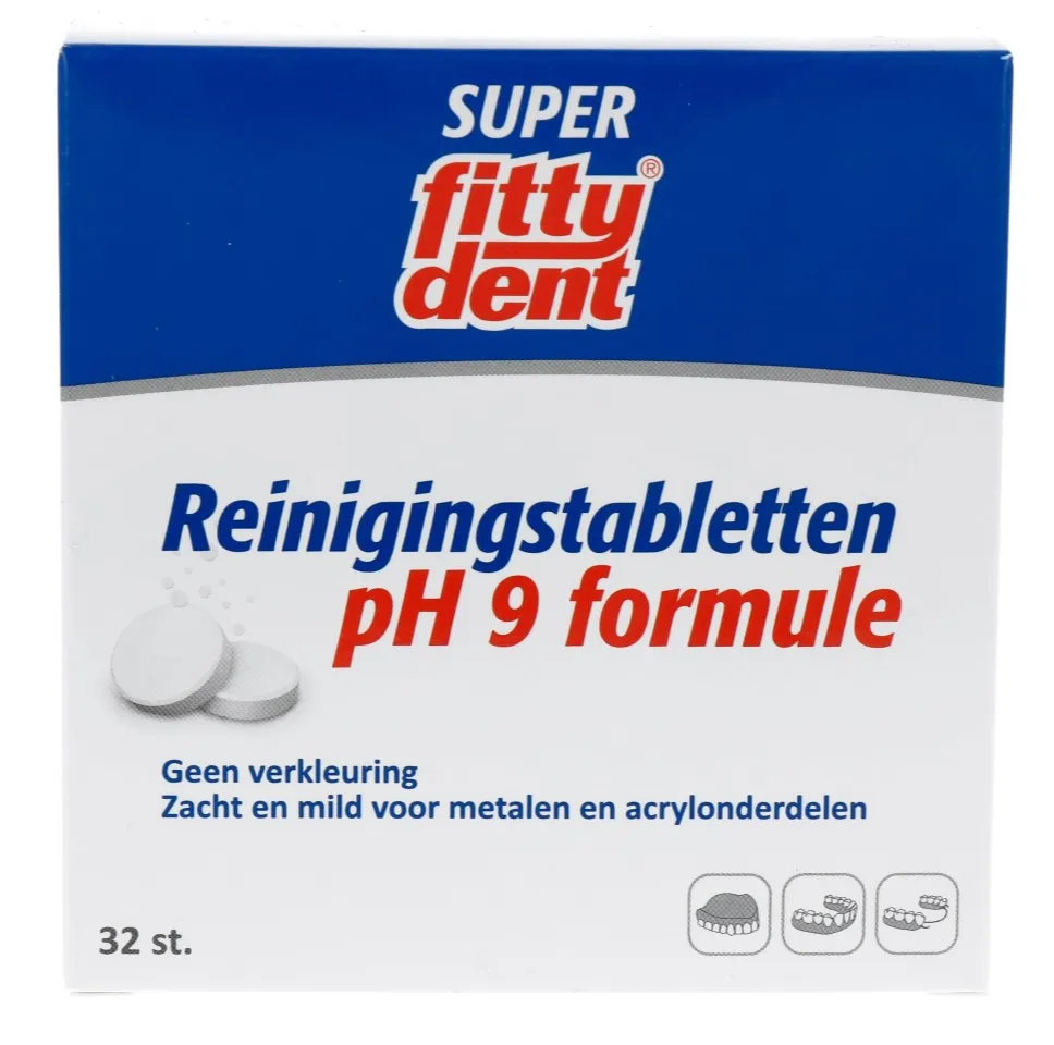 Fittydent Gebitsreinigings (32 tabletten)