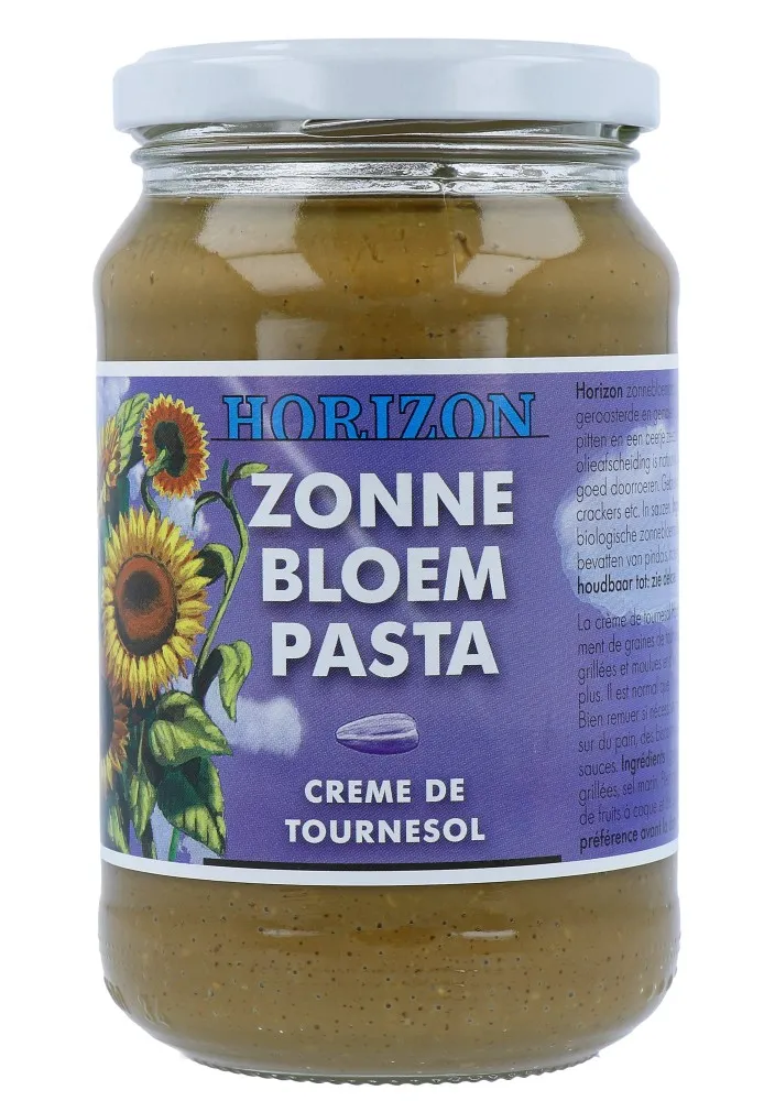 Horizon Zonnebloempasta met zout eko bio (350 gr)