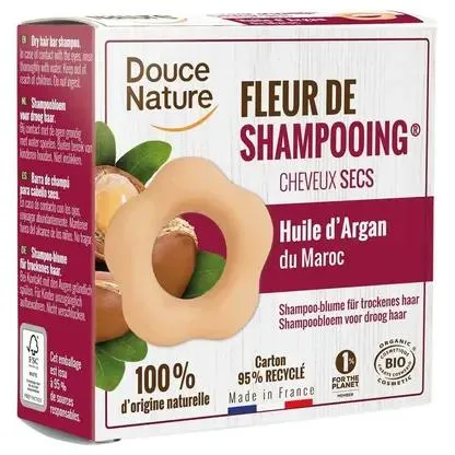 Douce Nature Shampoo bar droog haar bio (85 gr)