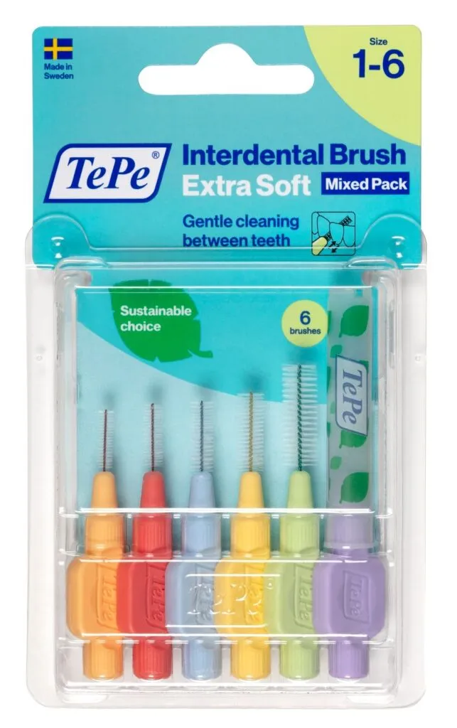TePe Interdentale rager x-soft gemengd (6 stuks)