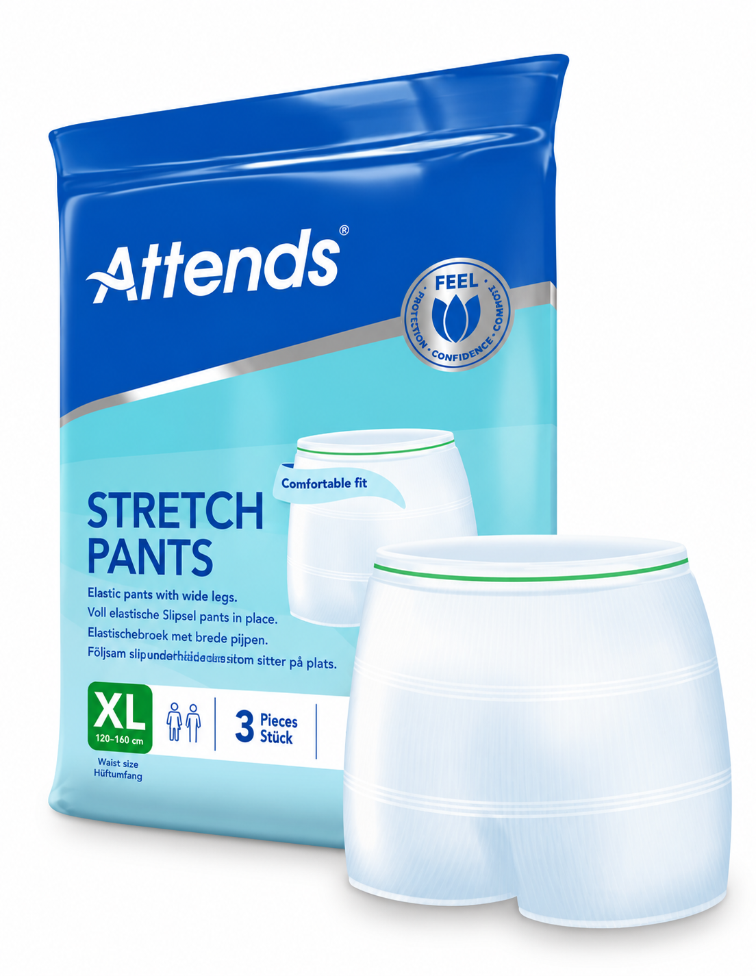 Attends Stretchpants Maat Xl (3 stuks)