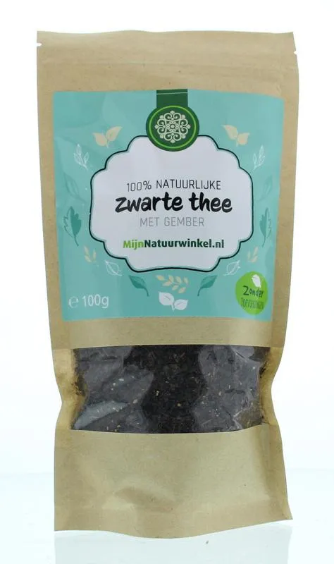 Mijnnatuurwinkel Zwarte Thee Gember (100 gr)