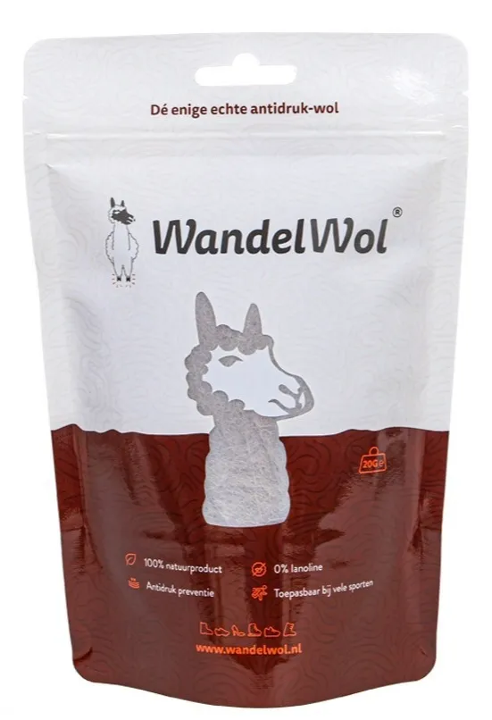 Wandelwol Antidruk-Wol Lanolinevrij (20 gr)