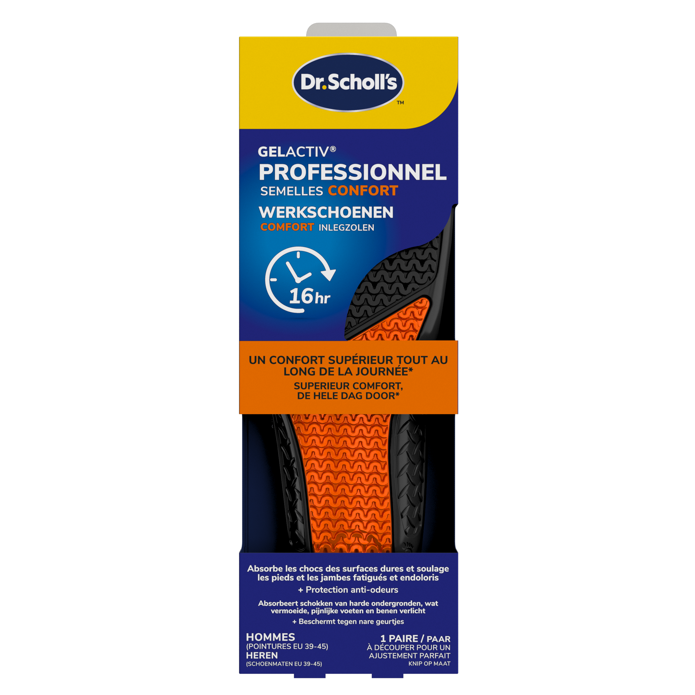 Dr. Scholl's Gel Activ Inlegzolen Professioneel L (1 paar)