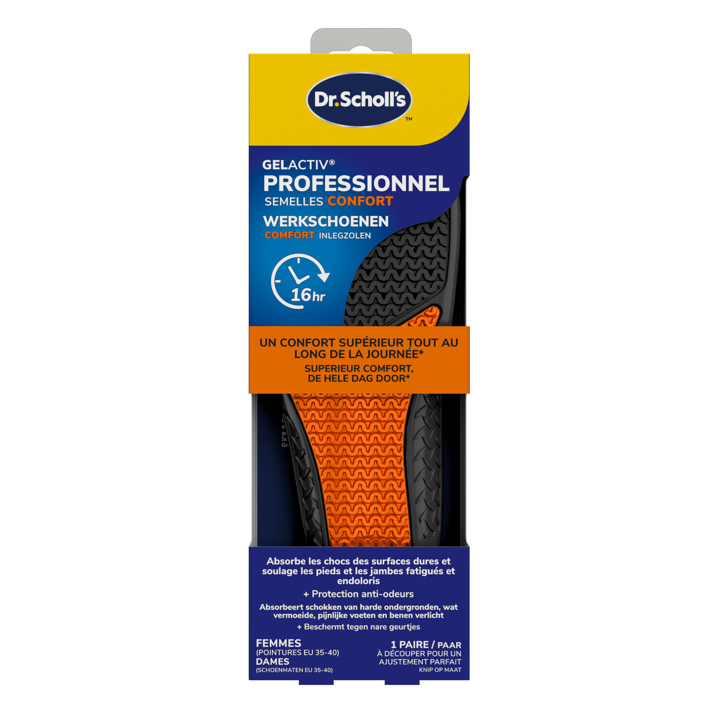 Dr. Scholl's Gel Activ Inlegzolen Professioneel L (1 paar)