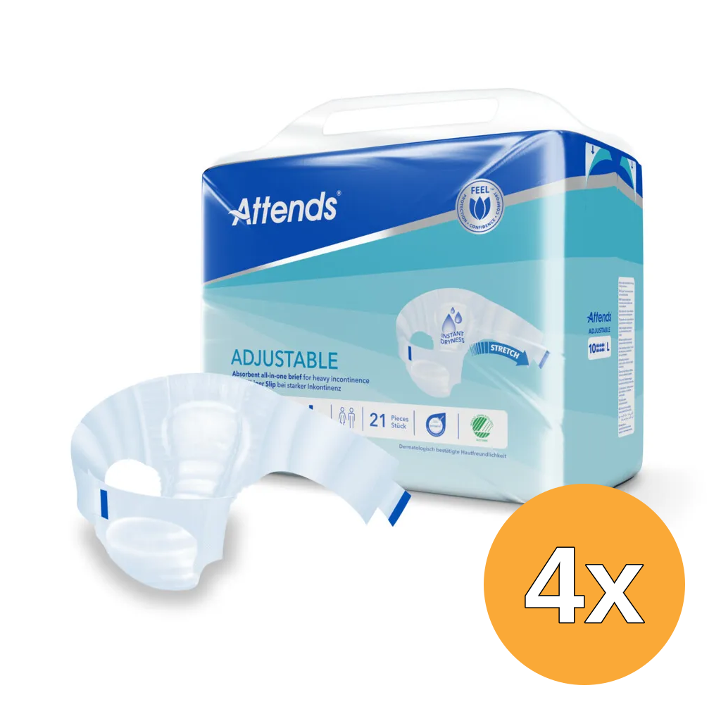 4x Attends Adjustables 10 L (21 stuks)