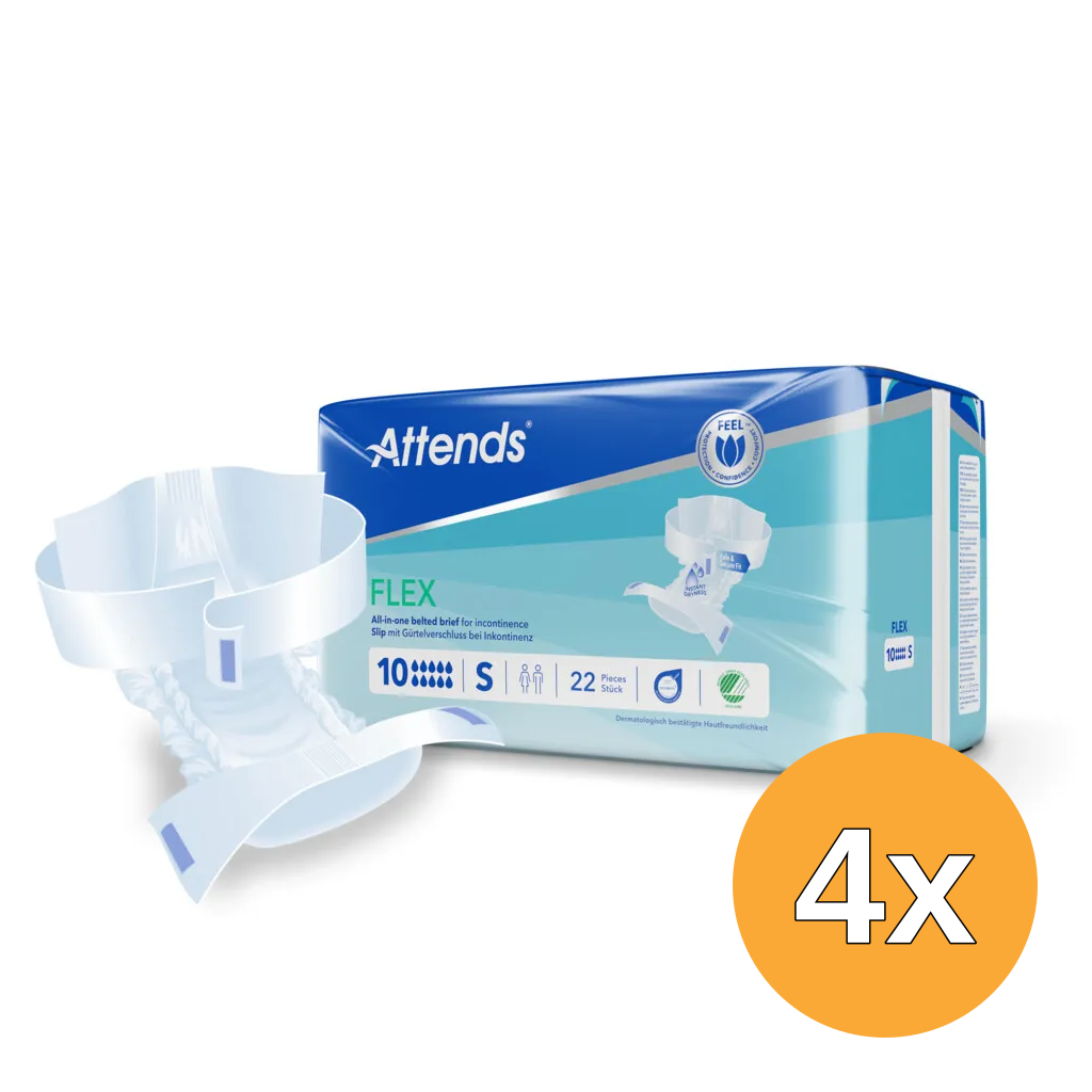 4x Attends Flex 10 maat S 60-85 cm (22 stuks)