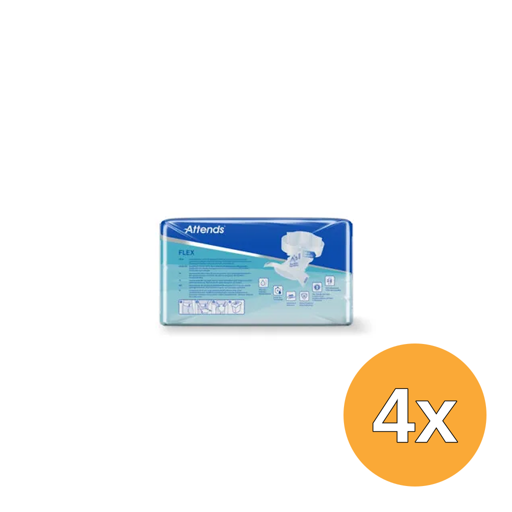 4x Attends Flex 9 Maat M 75-105 Cm (26 stuks)