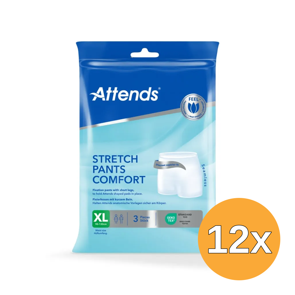 12x Attends Stretchpants comfort maat XL (3 stuks)