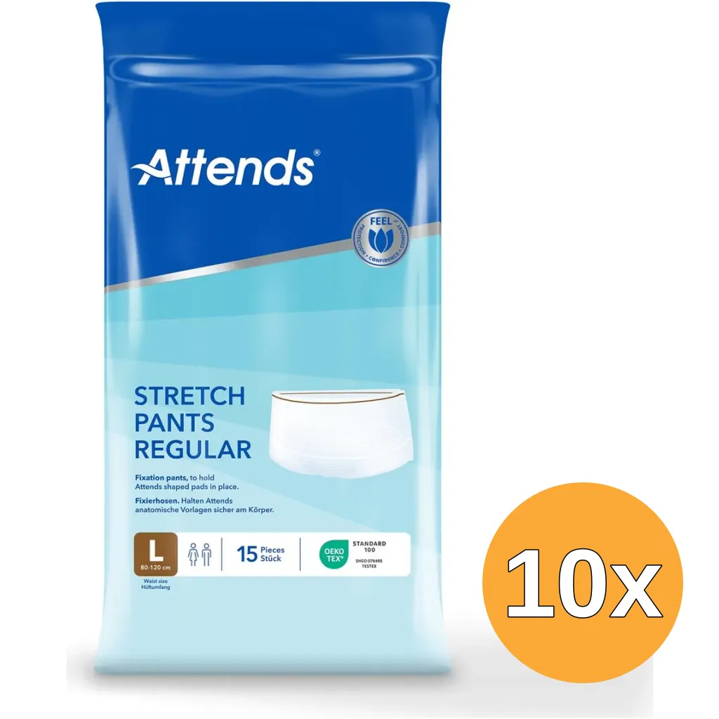 10x Attends Stretchpants maat L (15 stuks)