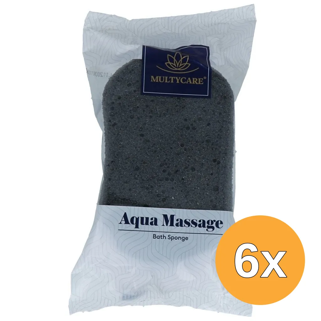 6x Multy Multi Badspons Massage Assorti (1 stuk)