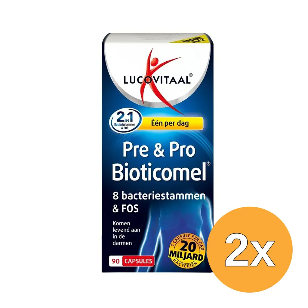 2x Lucovitaal Pre & Probiotica (90 capsules)