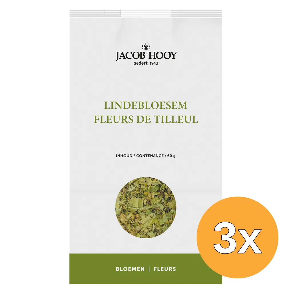 3x Jacob Hooy lindebloesem gesn gz /jh (60 gr)