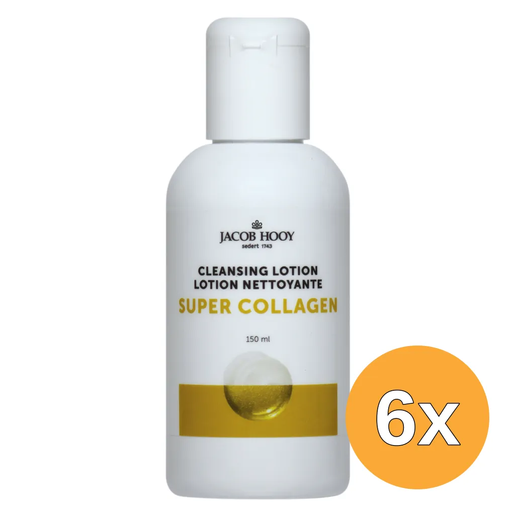 6x Jacob Hooy Super Collageen Cleansing Lotion (150 ml)