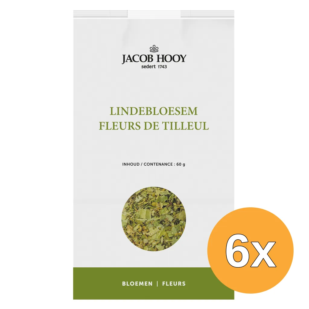 6x Jacob Hooy lindebloesem gesn gz /jh (60 gr)