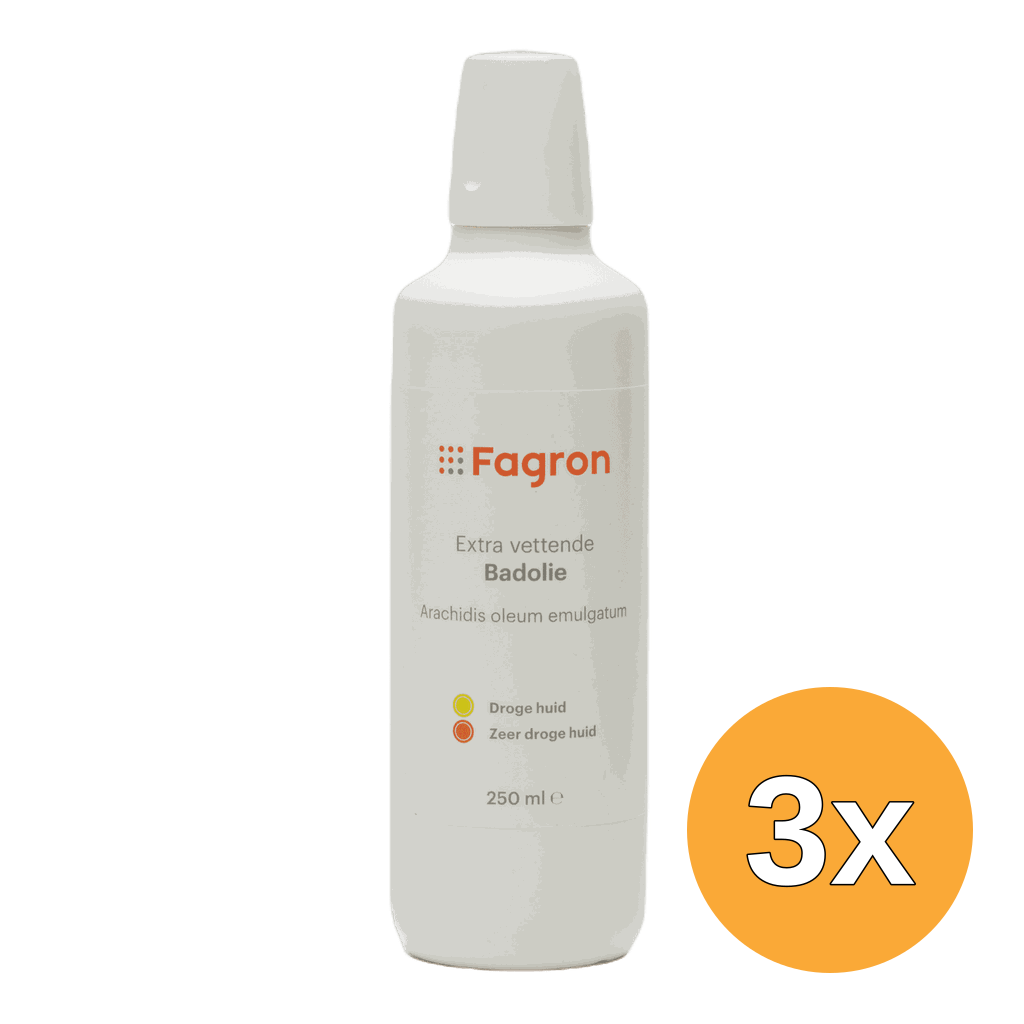 3x Fagron Badolie extra vettend (250 ml)
