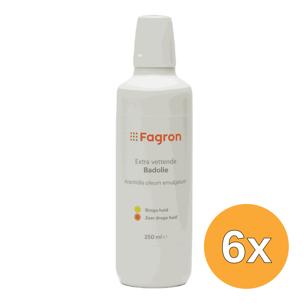 6x Fagron Badolie extra vettend (250 ml)