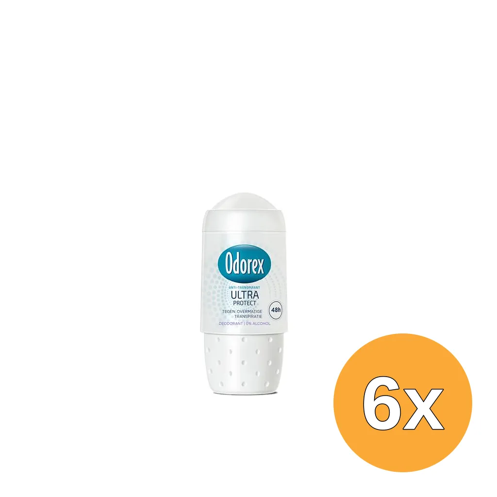 6x Odorex Deodorant roller ultra protect (50 ml)